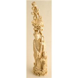 Chinese Ivory figure of Mother and Child