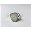 Image 2 : LADIES 14KT YELLOW GOLD LABRADORITE FELDSPAR AND DIAMOND SET DRESS RING IN A PEAR SHAPED CLUSTER