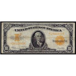 1922 $10 Gold Certificate Note
