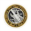 Image 2 : .999 Silver Reno Hilton $10 Casino Gaming Token Limited Edition