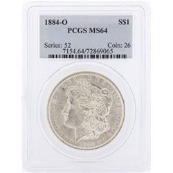 1884-O $1 Morgan Silver Dollar Coin PCGS MS64