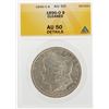 Image 1 : 1896-O $1 Morgan Silver Dollar Coin Cleaned ANACS AU50 Details