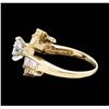 Image 3 : 14KT Yellow Gold 1.15ctw Diamond Ring