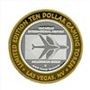 Image 1 : .999 Silver McCarran International Airport $10 Casino Gaming Token Limited Editi
