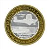Image 2 : .999 Silver McCarran International Airport $10 Casino Gaming Token Limited Editi