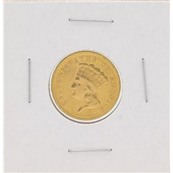 1854 $3 Indian Princess Head Gold Coin
