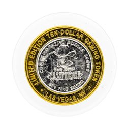 .999 Silver Sam Boyds California $10 Casino Gaming Token Limited Edition