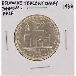 1936 Delaware Tercentenary Commemorative Half Dollar Coin