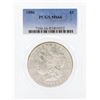 Image 1 : 1886 $1 Morgan Silver Dollar Coin PCGS MS66
