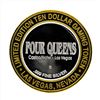 Image 1 : .999 Silver Four Queens Hotel and Casino Las Vegas $10 Casino Gaming Token Limit