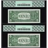 Image 2 : (2) Sequential 1957 $1 Silver Certificate Notes PCGS Gem New 66PPQ