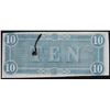 Image 2 : 1864 $10 The Confederate States of America Note