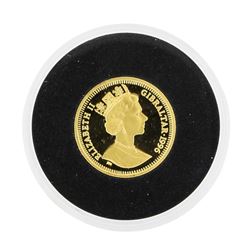 1996 Gibraltar 35 Ecus Gold Coin