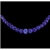 Image 2 : 14KT Yellow Gold 143.00ctw Tanzanite Necklace