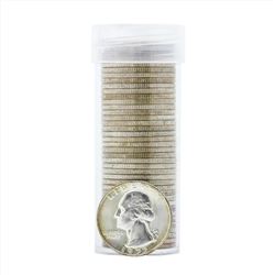 Roll of (40) 1955 Brilliant Uncirculated Washington Quarters