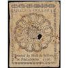 Image 2 : February 1776 Half A Dollar Continental Currency Note