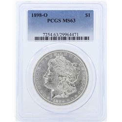 1898-O $1 Morgan Silver Dollar Coin PCGS MS63