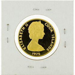 1975 Cook Islands $100 Gold Proof Coin