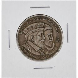 1924 Huguenot-Walloon Tercentary Commemorative Half Dollar Coin