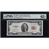 Image 1 : 1953C $2 Legal Tender STAR Note PMG Gem Uncirculated 65EPQ