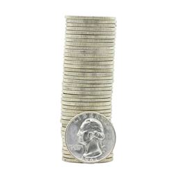Roll of (40) 1961 Brilliant Uncirculated Washington Quarters