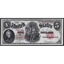 1907 $5 Woodchopper Legal Tender Note