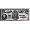 Image 1 : 1907 $5 Woodchopper Legal Tender Note
