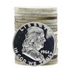 Image 1 : Roll of (20) 1948-1963 Proof Franklin Half Dollar Coins
