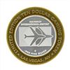 Image 1 : .999 Silver McCarran International Airport $10 Casino Gaming Token Limited Editi