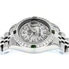 Image 9 : Rolex Stainless Steel Emerald and Diamond Datejust Ladies Wristwatch