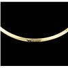 Image 2 : 14KT Yellow Gold Omega Necklace