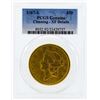 Image 1 : 1867-S $20 Liberty Head Double Eagle Gold Coin PCGS Genuine Cleaning XF Details