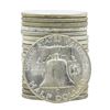 Image 2 : Roll of (20) 1963 Brilliant Uncirculated Franklin Half Dollar Coins