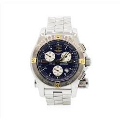 Breitling Stainless Steel Emergency Mission Mens Wristwatch