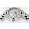 Image 2 : Rolex Stainless Steel 0.70ctw Ruby and Diamond Datejust Ladies Wristwatch