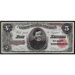 1891 $5 Treasury Note Fr. 363