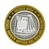 Image 2 : .999 Silver Four Queens Casino hotel Las Vegas $10 Casino Gaming Token Limited E