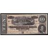 Image 1 : 1864 $10 The Confederate States of America Note