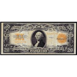 1922 $20 Gold Certificate Note