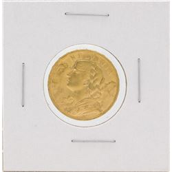 1898 Switzerland 20 Francs Gold Coin