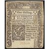 Image 1 : June 19, 1776 One Shilling Connecticut Colonial Currency Note