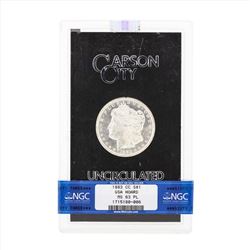 1883-CC $1 Morgan Silver Dollar Coin GSA NGC MS63PL