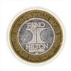 Image 1 : .999 Silver Reno Hilton $10 Casino Gaming Token Limited Edition