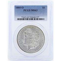 1885-O $1 Morgan Silver Dollar Coin PCGS MS63