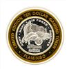Image 2 : .999 Silver Flamingo Las Vegas $10 Casino Gaming Token Limited Edition