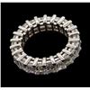 Image 3 : 14KT White Gold 7.50ctw Diamond Eternity Band