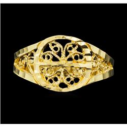 14KT Yellow Gold Baby's Filigree Ring
