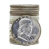 Image 1 : Roll of (20) 1959 Brilliant Uncirculated Franklin Half Dollar Coins