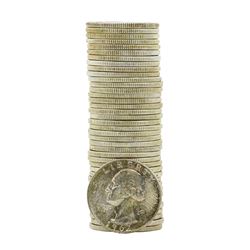 Roll of (40) 1962 Brilliant Uncirculated Washington Quarters