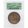 Image 1 : 1870-A 5 Francs Silver Coin PCGS VF30